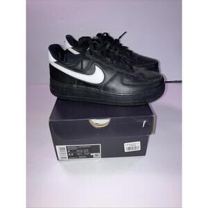 Nike Air Force 1 Retro QS Low Black White Size Y 4 Women’s 6.5 CQ0492-001 NEW